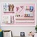 Pegboard Accessories Organizer, Peg hooks & Pegboard wall mount baskets set and hook assortment 1/4
