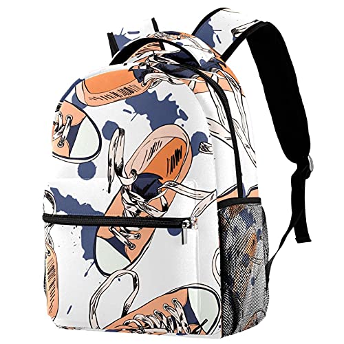 Sac à dos de voyage pour campus blanc le style idéal des étudiants