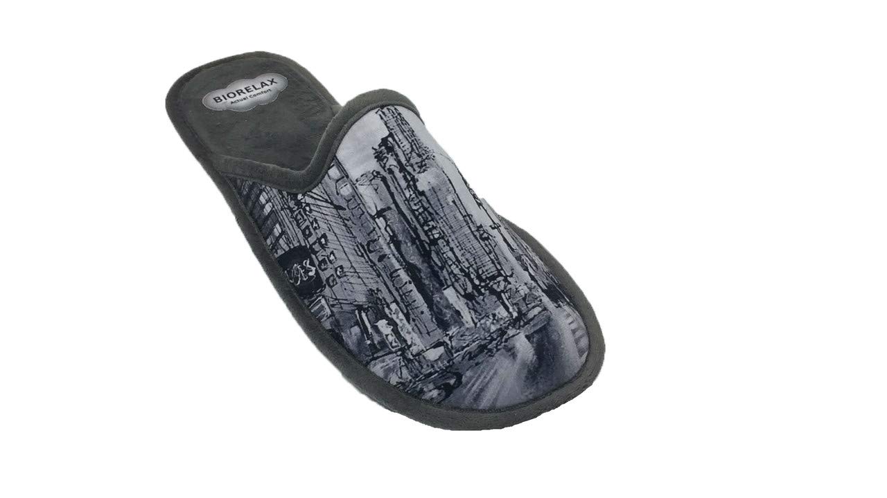 Biorelax Zapatillas de Estar por casa/Hombre Grenoble