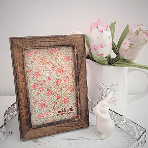 Sass & Belle Dark Brown Wood Photo Frame