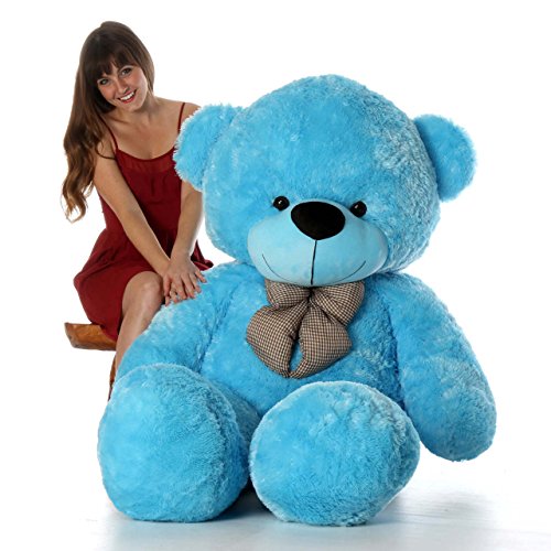 Image of 6 Feet Sky Blue Teddy Bear - Giant Soft Plush Toy Gift for Girlfriend, Wife, Husband, or Kids (6 Feet, SkyBlue)