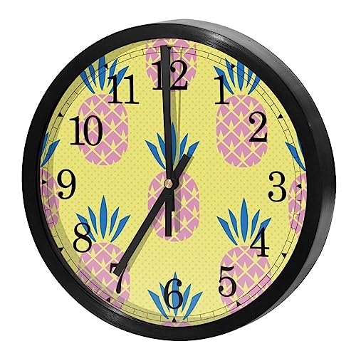 Horloge murale silencieuse à quartz sans tic-tac pour chambre et bureau - 2