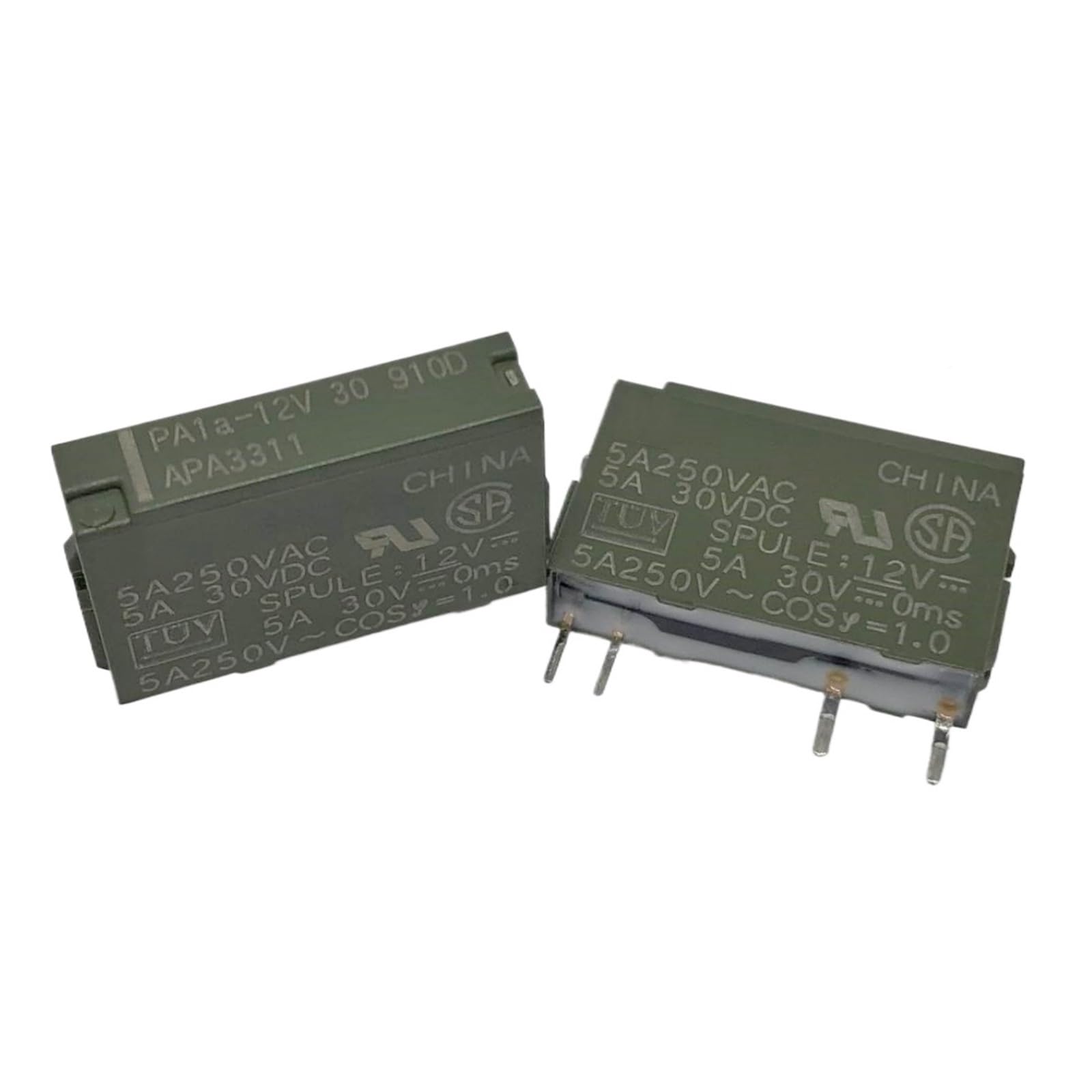 PKNVKZIDK 1pc PA1A-12V APA3311 Relay 4pins 5A