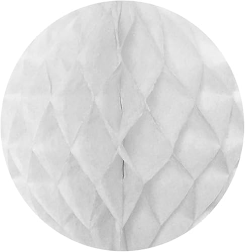 Miniatura 10 de Wrapables Juego de 5 bolas de panal de tela de 6 pulgadas para decoración de bodas, fiestas de cumpleaños, baby showers, y decoración de guardería,