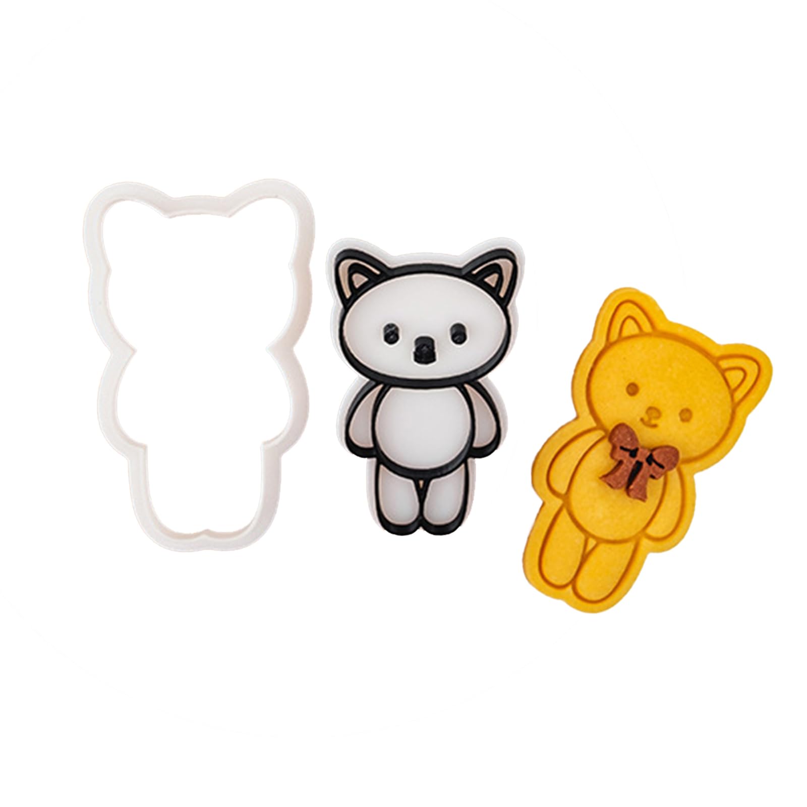 Tsophreniq Cartoon Animals Biscuits Cutter Cookie Stamp Fondant Pastries Molds Biscuits Cutter Kitchen Baking Supplies Cartoon Animal for Baking