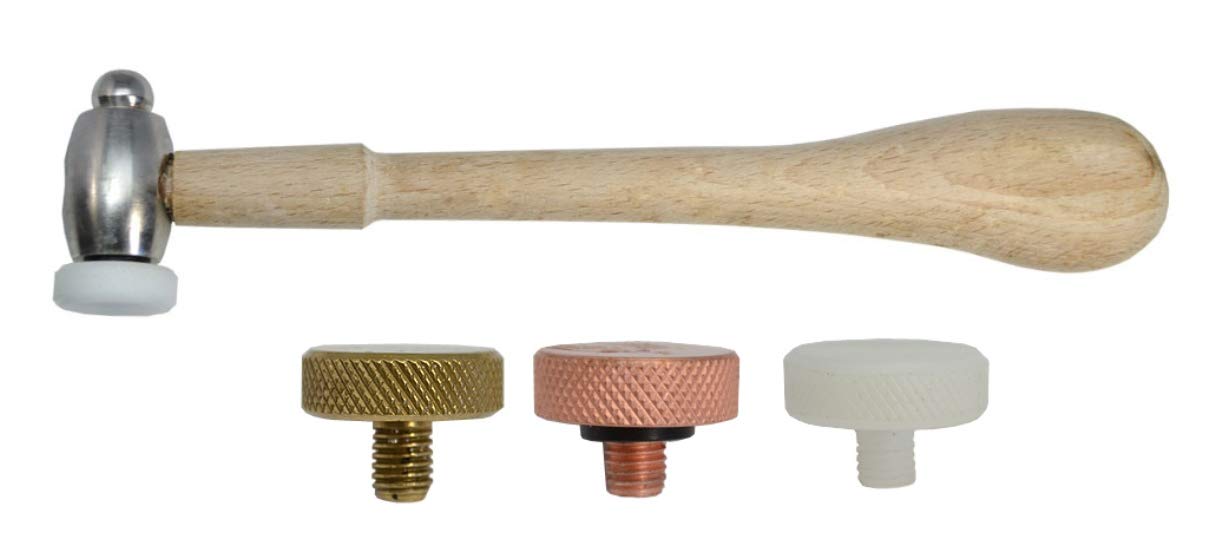 Egghead Hammer with 3 Replaceable Faces