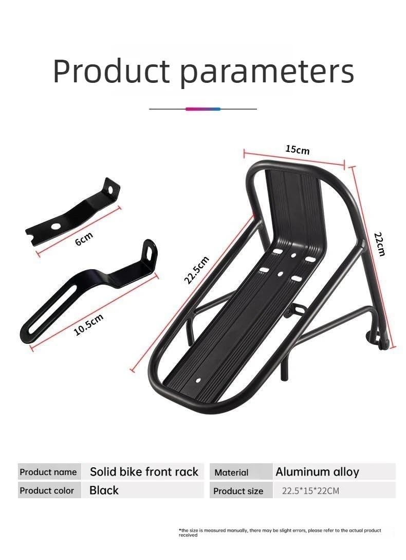 bagażnik tylny rowerowy Bagażnik rowerowy z przodu bagażnik tylny do roweru