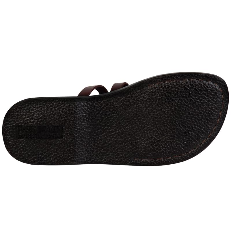 Holy Land Market Men/Women Biblical Jesus Leather Sandals/Slides From Jerusalem (Mariam Style I)4