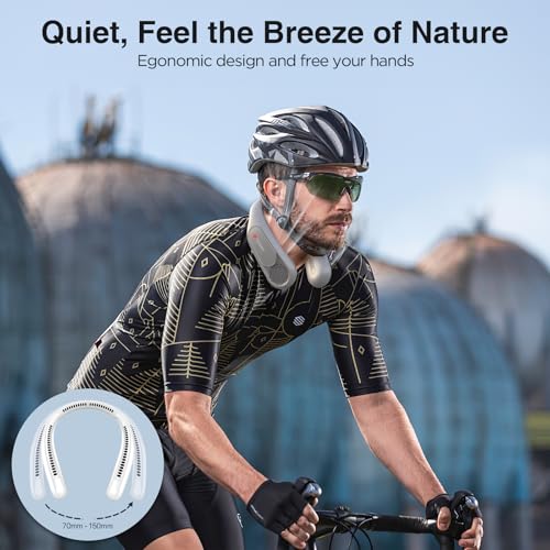 Hotsales Neck Fan, Hands Free Bladeless Neck Fans Portable Rechargeable - image 7