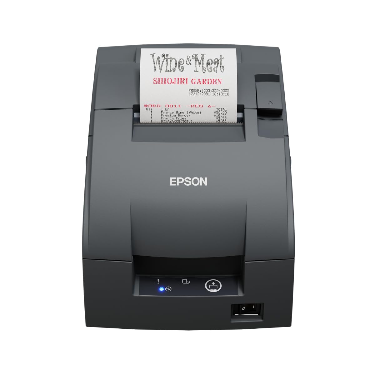 Amazon.com: Epson TM-U220IIB, USB, Auto-Cutter, Black, W128902351