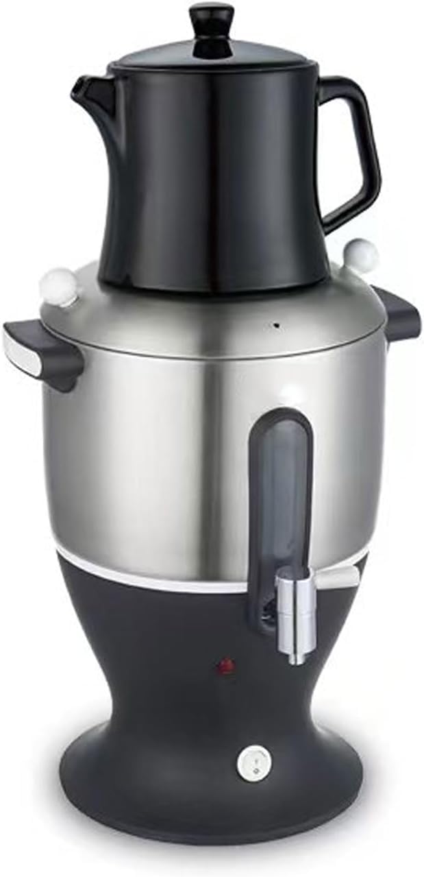 Théière électrique avec infuseur, fonction maintien au chaud, en acier inoxydable, samovar pour brassage traditionnel