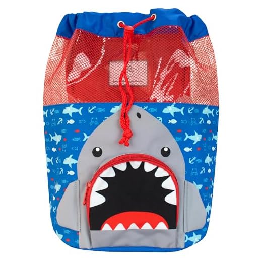 Harry Bear Bolsa de Natación para niños Tiburón Azul