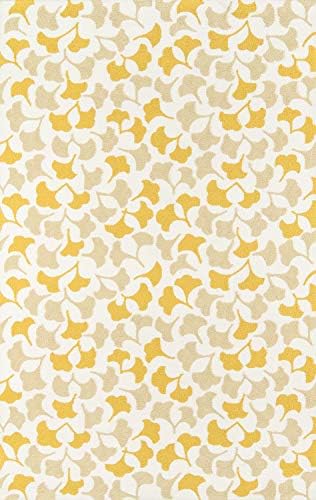 Madcap Cottage Under A Loggia Howards End Area, Indoor Outdoor Rug, Gold, 2' X 3'