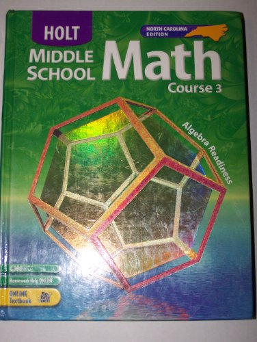 Holt Mathematics North Carolina: Student Editio... 003071141X Book Cover