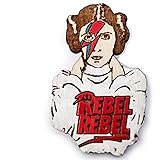 Rebel Hand-Painted Pin | Rockstar Sci-Fi Rebel Mashup Brooch