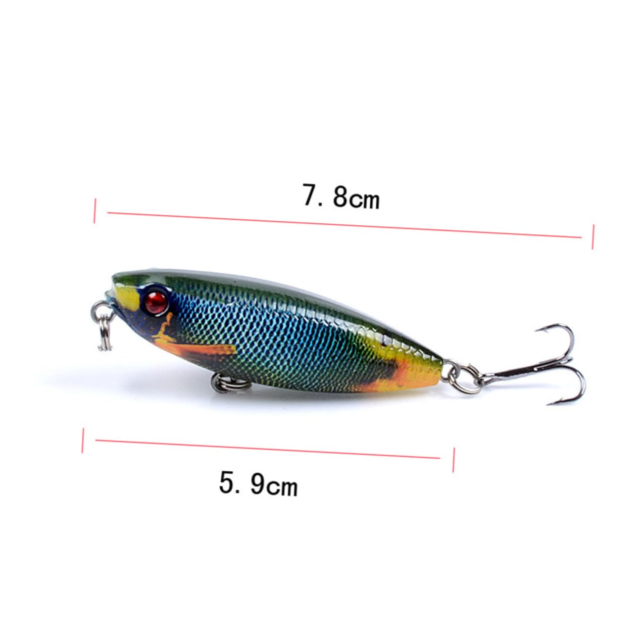 POPETPOP Cebos Flotantes Señuelos Bajos Señuelo Bajo Juego De Señuelos De Pesca Aparejo De Pesca Duro Señuelos Flotantes Señuelos Realistas Lápiz Cebos Artificiales