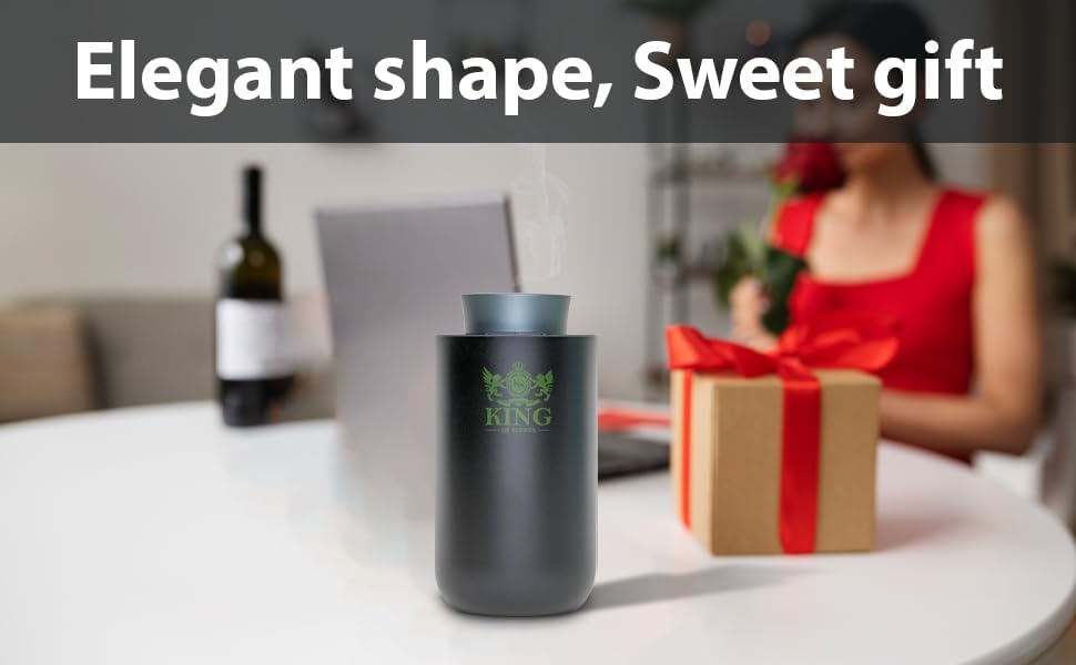 Miniatura 6 de Difusores para aceites esenciales, habitación grande, hotel, viaje, regalo de Pascua (difusor de coche (negro))