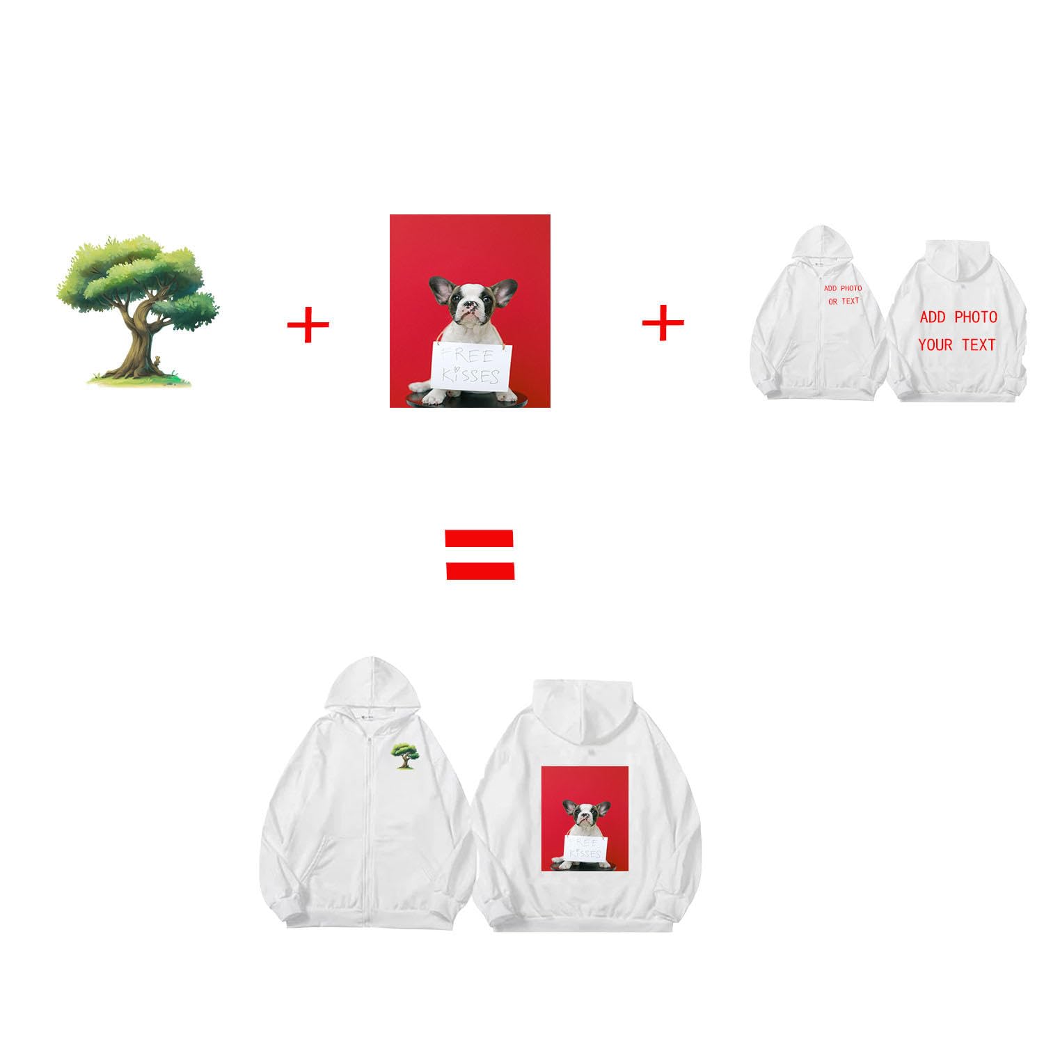 Personalisierte Hoodie Sweatshirt für Paare-Fügen Sie Ihre Eigenen Foto/Text/Logo Design DIY Pullover