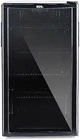 Refrigerador Expositor Vertical Eos 100 Litros Eco Gelo All Black Eev110p 220v