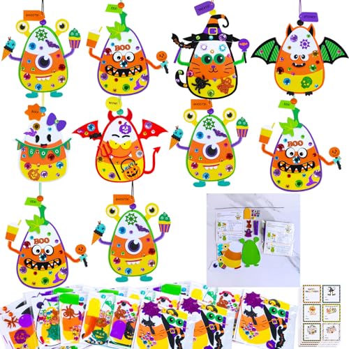 Activité manuelle Halloween sans bazar : 24 kits de bricolage mousse enfants