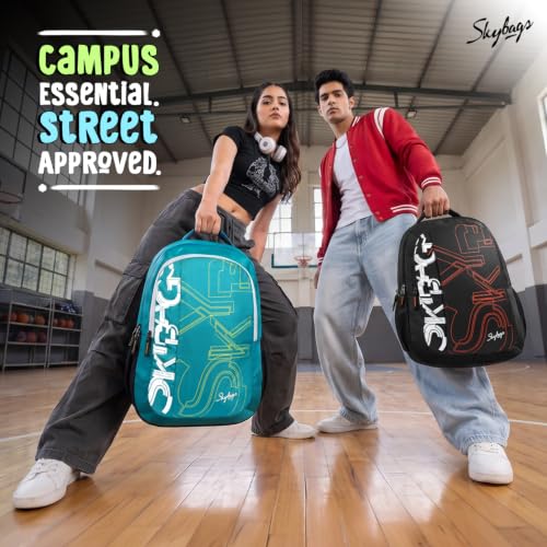 Image of Skybags Brat Pro Max 15.6 Inch Compatible Unisex 35L Laptop Backpack | Premium Durable Fabric| 3 Compartments | Padded Backpanel | Office & Casual Travel Backpack for Men & Women
