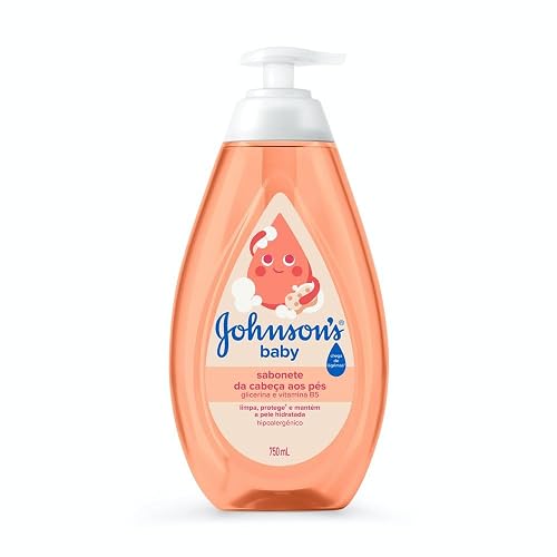 Johnson's Baby Sabonete Líquido Glicerina da Cabeça aos Pés 750ml