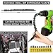 SWHSMLB 17-Piece Flexible Drill Bit Extension Set with Right Angle Attachments, Socket Adapters, Screwdriver Bits, Hand Powered Tool Kit for Narrow Spaces