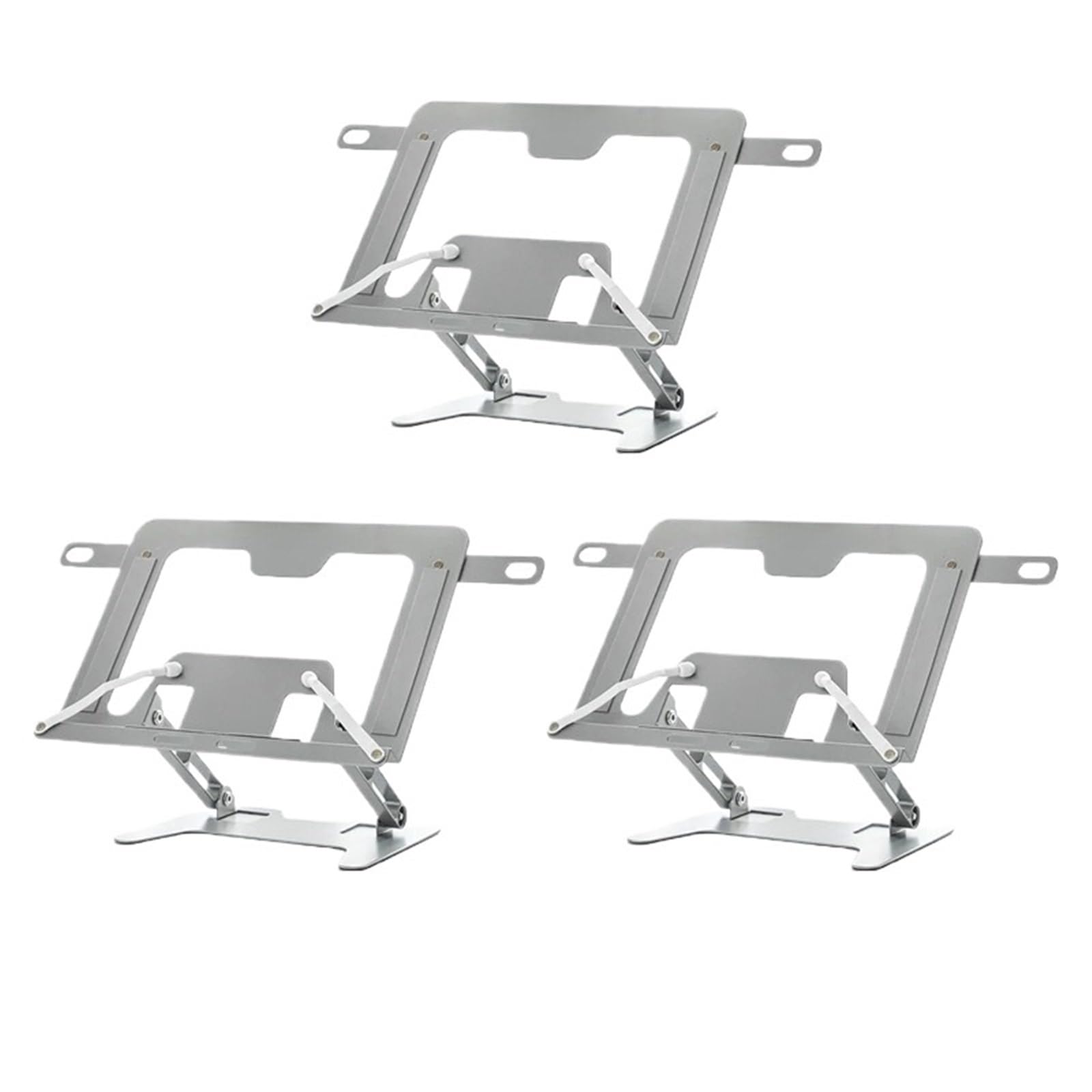 Atril Para Libros Soporte de lectura multifuncional, soporte for libros, extensible, ajustable, for teléfonos móviles, portátiles, accesorios escritorio estudio y oficina para escritorio(3PCS)