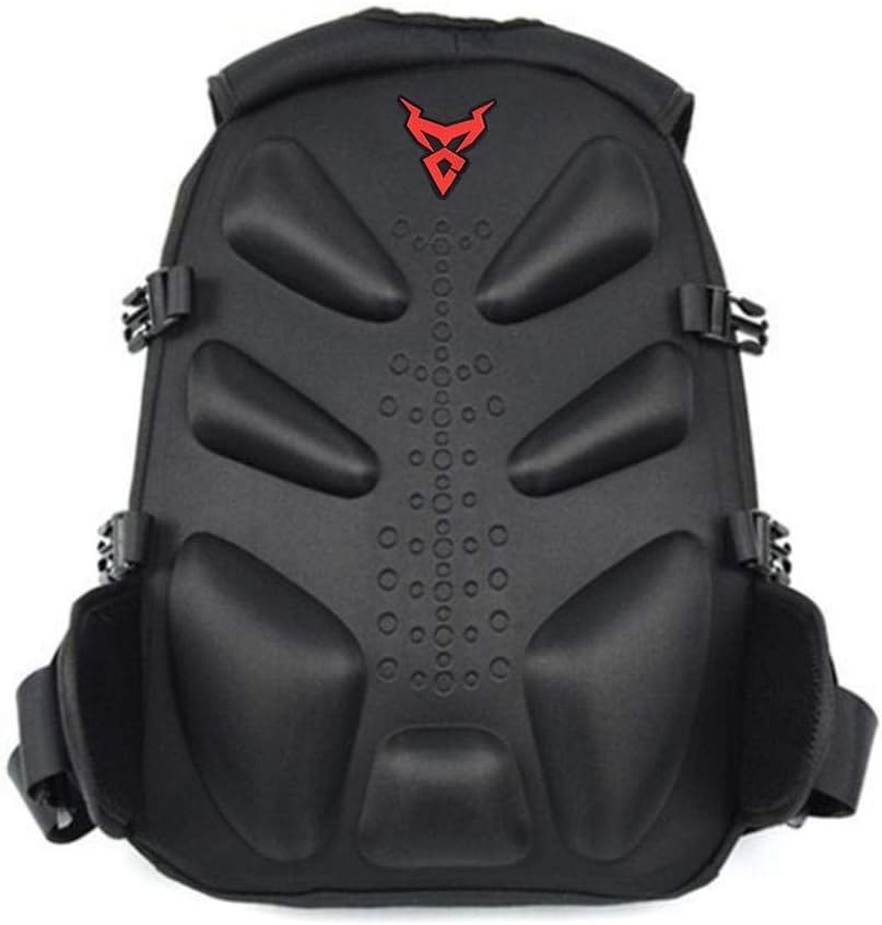 Waterproof Large Capacity Motorcycle Helmet Backpack Waterproof Cycling Backpack Motorcycle Bag Leisure Travel Bag for Dirt, Road, or Sport Bikes - Red