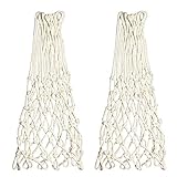 Sanung 2PCS Fluorescent Basketball Net Outdoor Indoor Luminous Sun Powered 12 Loops Standard...