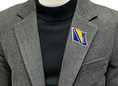 Image of vmcoatdu Country Flag Pin Badge International Travel Brooch Metal Alloy Souvenir Pin for Hat Clothes Backpack