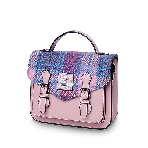 Image of Islander The Calton Satchel - Ladies Satchel With HARRIS TWEED - Small and Medium