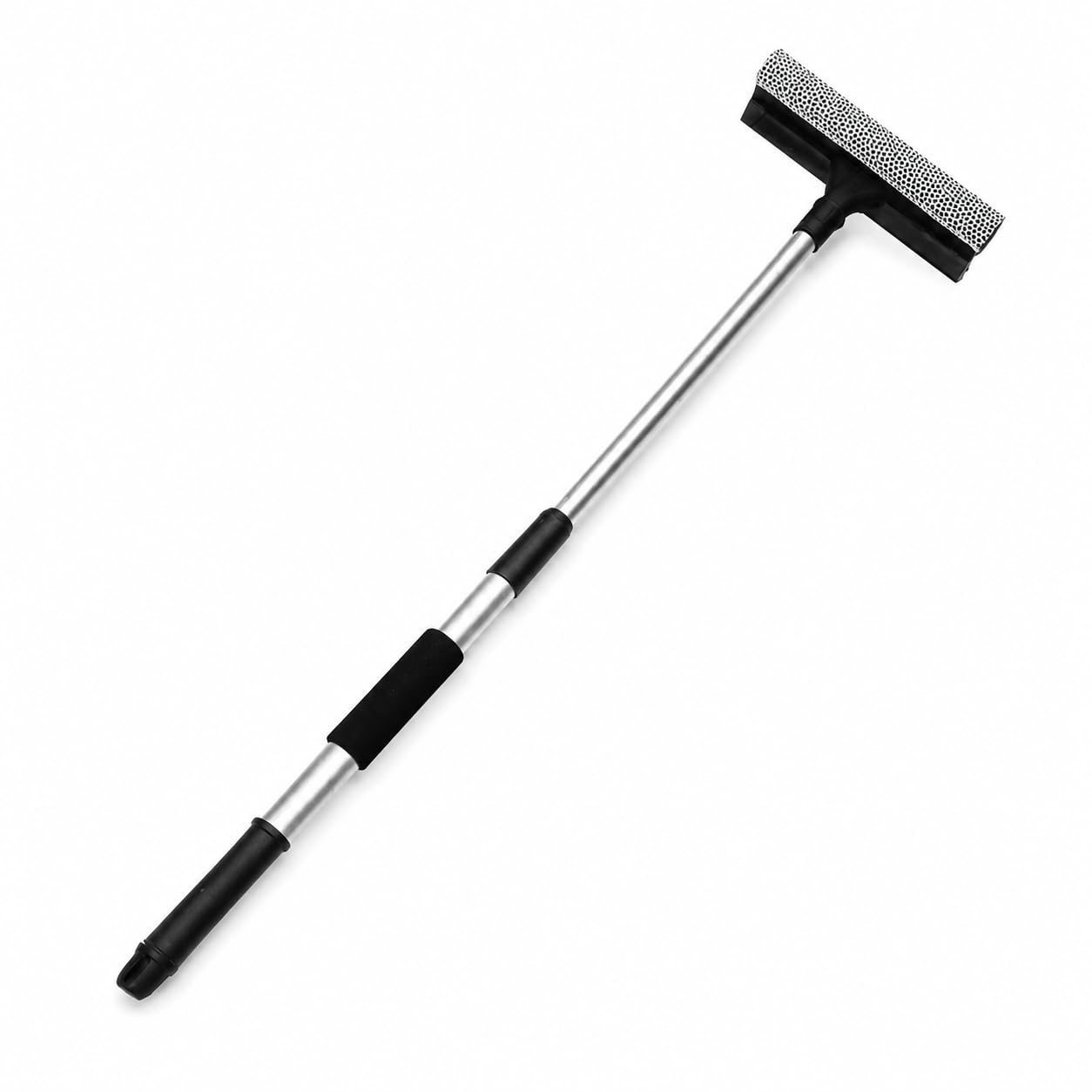 RIVIOX Professional Window Cleaner Tool with Long Extension Pole - 2-in-1 Multi-Purpose Glass Squeegee & Scrubber Mop for High Windows, Office & Car Windshield Cleaning-image-45