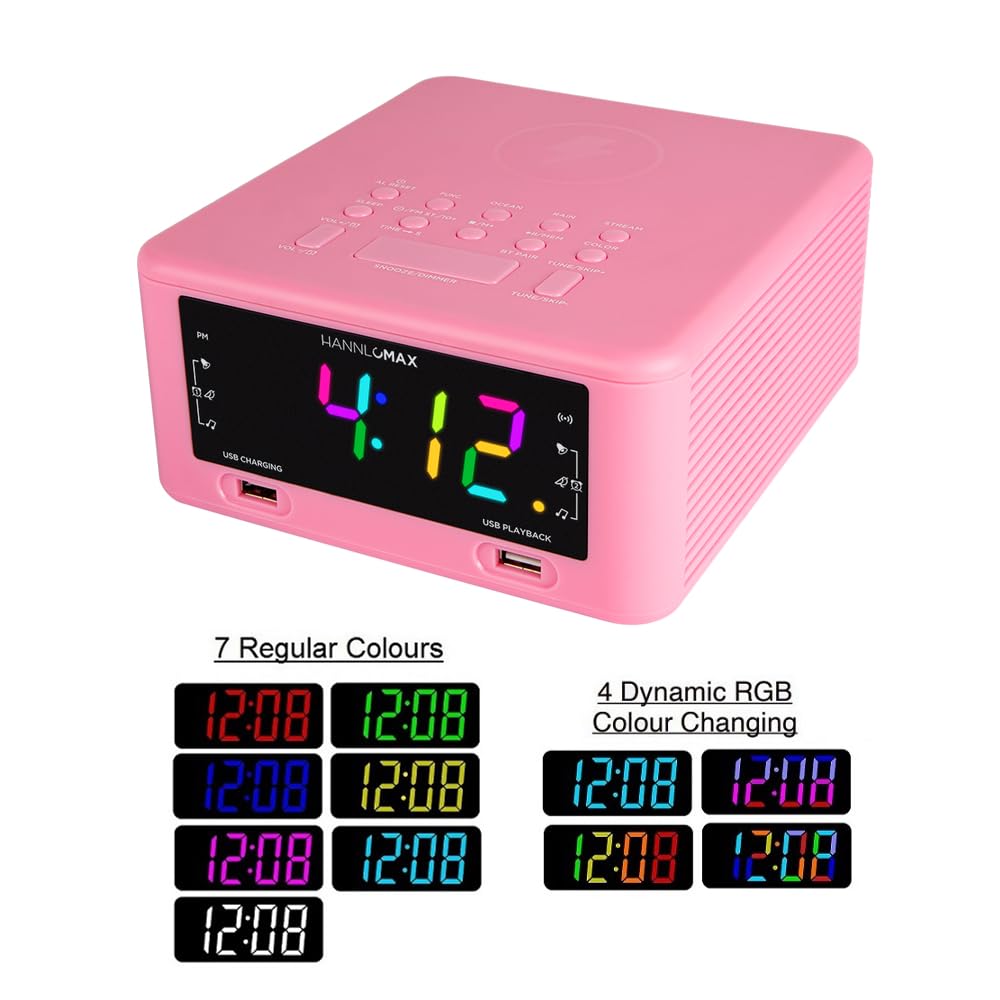 Amazon.com: HANNLOMAX HX-206Wi Alarm Clock Radio with Wireless