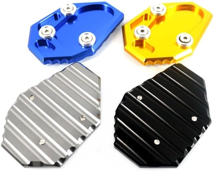 Miniatura 6 de Kickstand Extension Pad Motorcycle CNC Kickstand Foot Side Stand Extension Pad Support Plate Enlarge for Yam&aha YZF MT-07 MT07 FZ07 XJ6 XJ6N FZ6