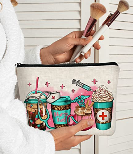 Nurse Gifts - Nurse Makeup Bag, Nurse Zipper Bag Cosmetic Bag, Nursing Bags for Nurses, Nurse Accessories for Work, Nurse Gifts Bulk, Nurse Graduation Gift, Funny Appreciation Gift2