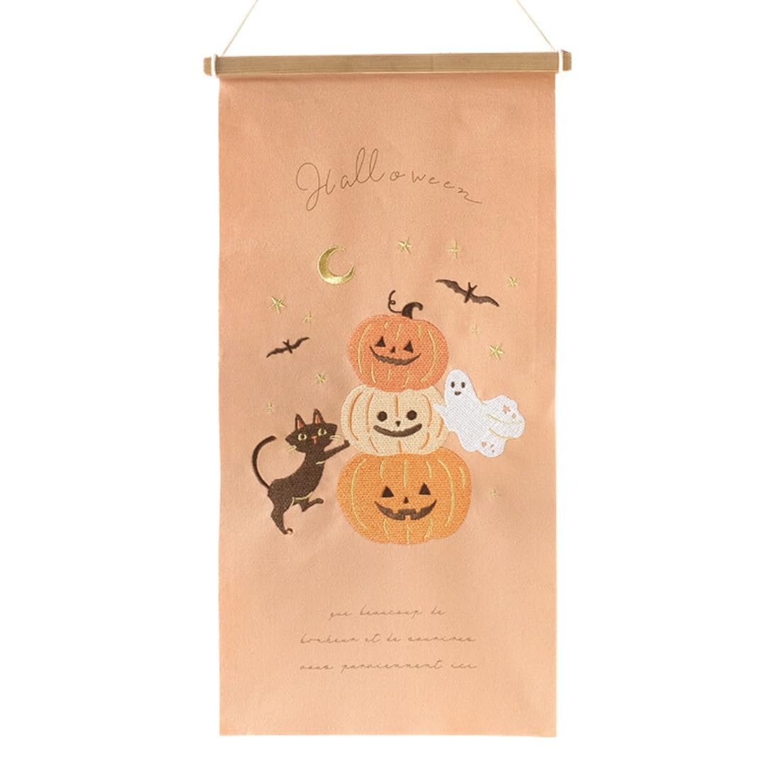 Amazon.co.jp: 秀〆(Hideshime) 季節の刺繍 秋 ハロウィン かぼちゃ
