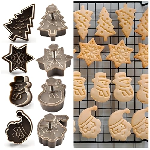 雪だるまとリースのクリスマスクッキー缶