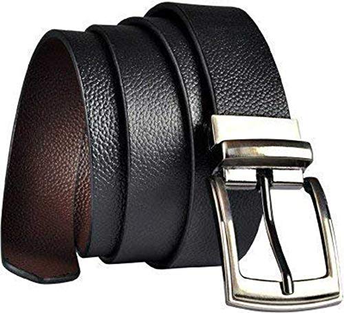 LOODLOO Men's Genuine Leather Reversible Belt, (1 Year Guarantee) - belts for men - belts for men casual stylish leather- formal branded belts for men
