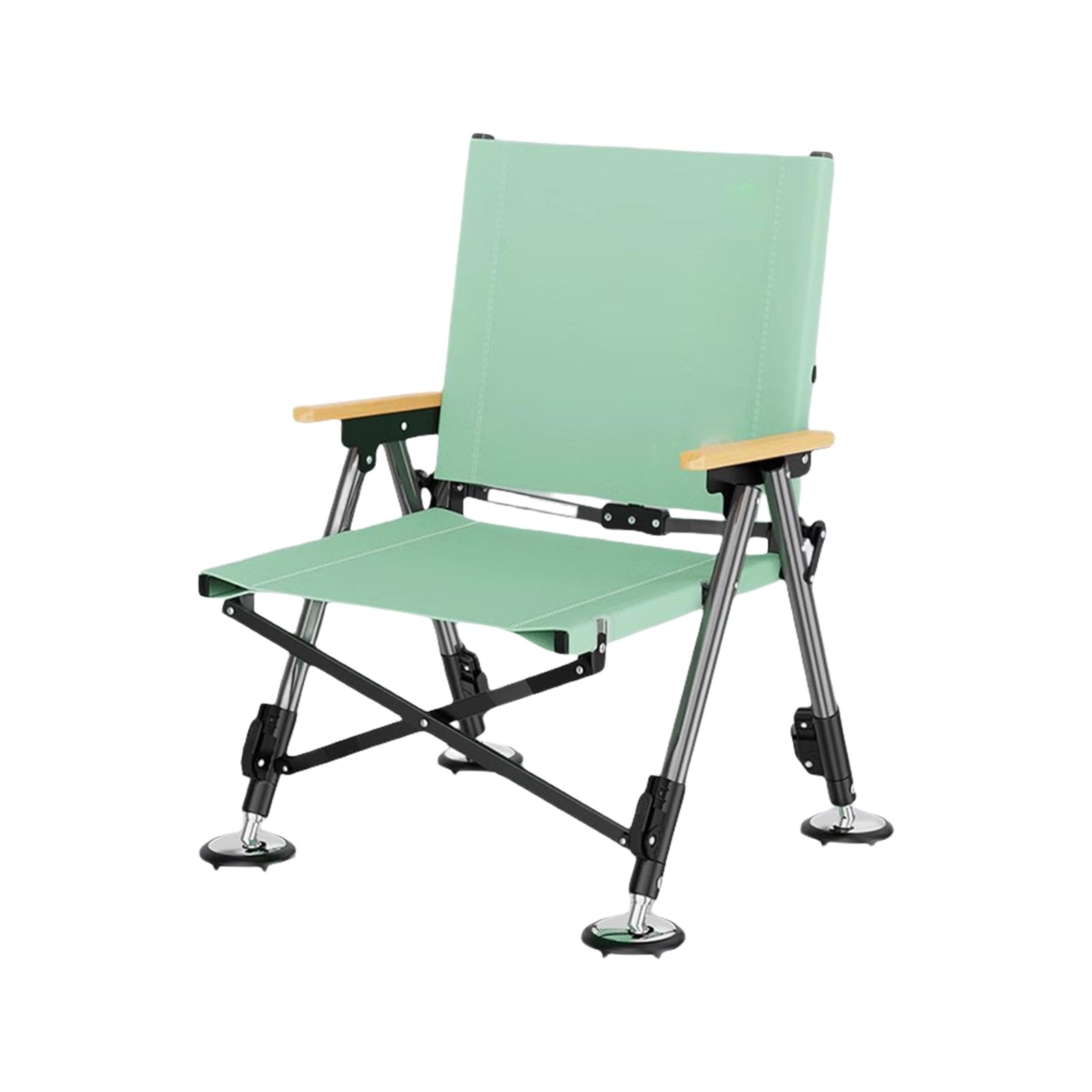 Chaise de camping en acier pliable et compacte pour les sorties nature