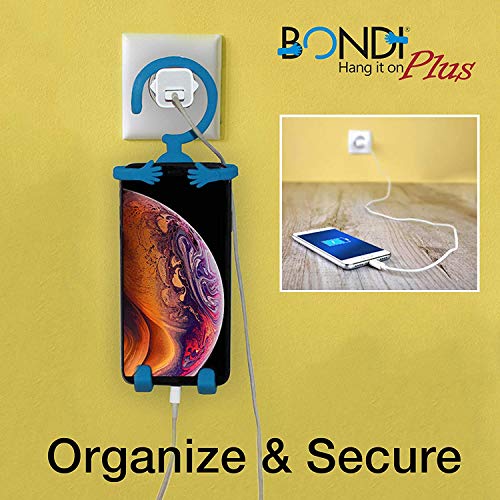 Bondi Plus Flex Phone Holder and Stand - Flexible Silicone Case Hanging Mount for Car Bike and Desk up to 6.75" Large Cell Phones - iPhone Xs XR 11 SE - Samsung Galaxy S10 S20 (Black Bulldog) - Thumbnail 3