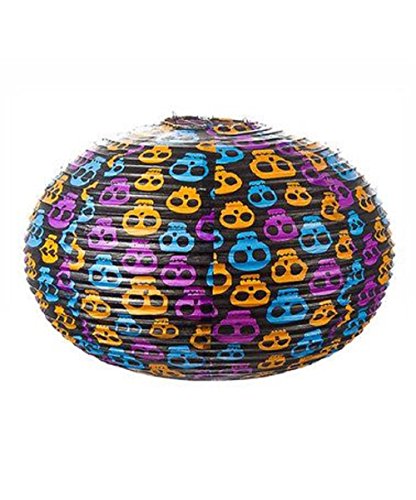 Ganz Halloween Mulit-Color Skulls Paper Lantern