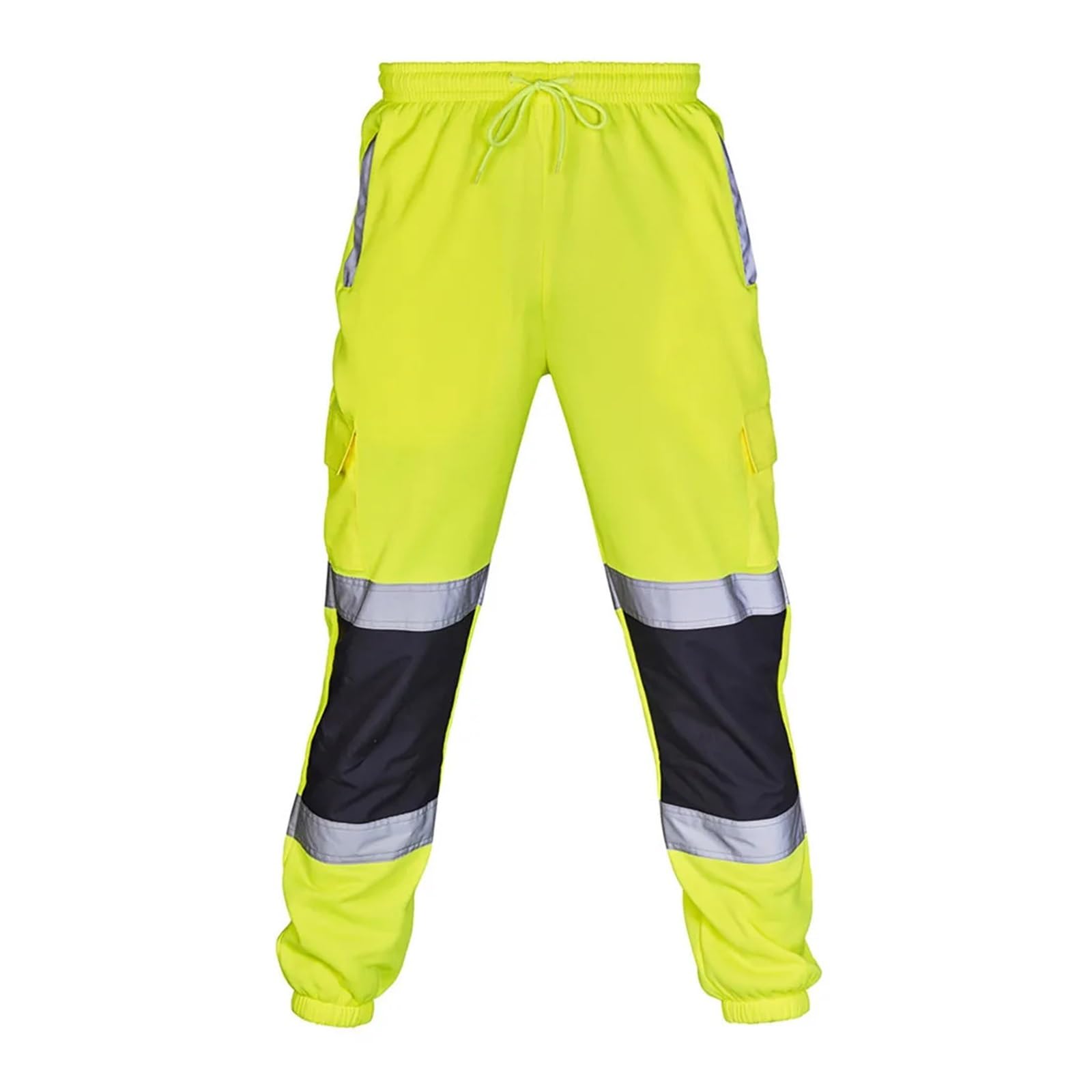 Pantalones De Trabajo Hombre Ropa de Trabajo Seguridad Verde for Hombre Pantalones Casuales Carretera Protectora
