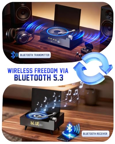 CD Player Portable with Bluetooth for Home Desktop - image 3