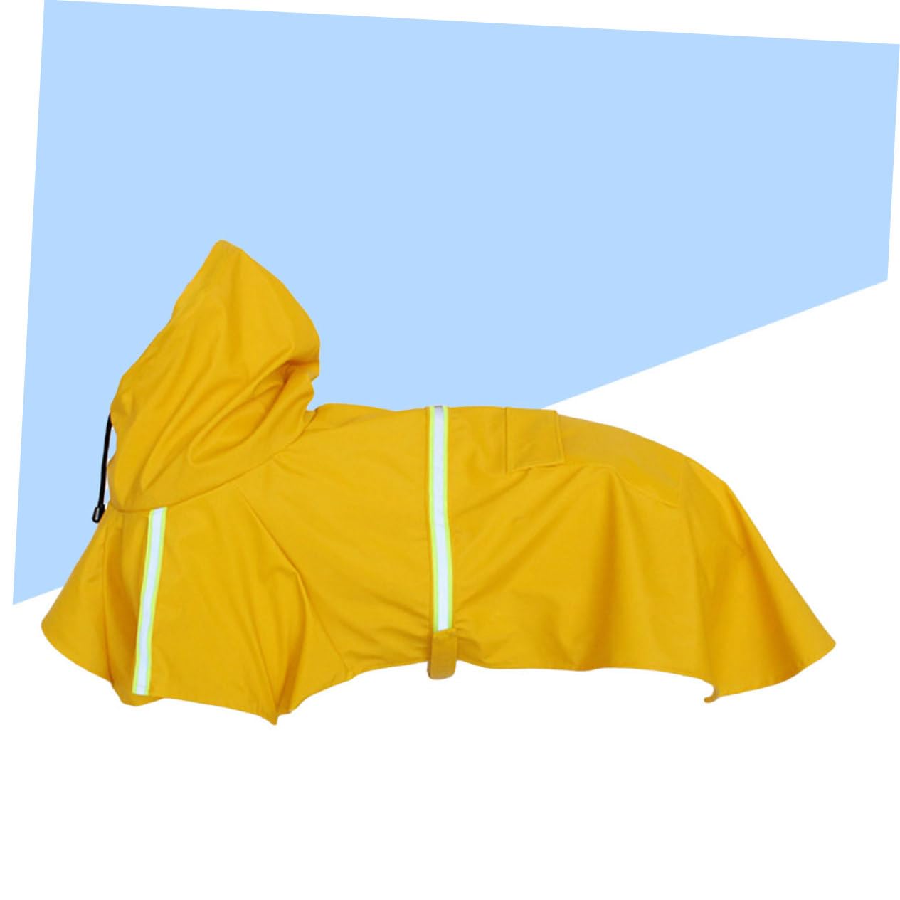 SUPVOX Large Dog Raincoat Reflective Stripe Pet Rain Slicker Waterproof Raincoat Dog Rain Jacket Size XL Puppies