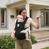 Ergobaby Alta Hip Seat Baby Carrier with Baby Hip seat for Babies and Toddlers from 4 Months (5.5 kg - 20.4 kg), with SoftFlex Mesh, Onyx Black - Image 2