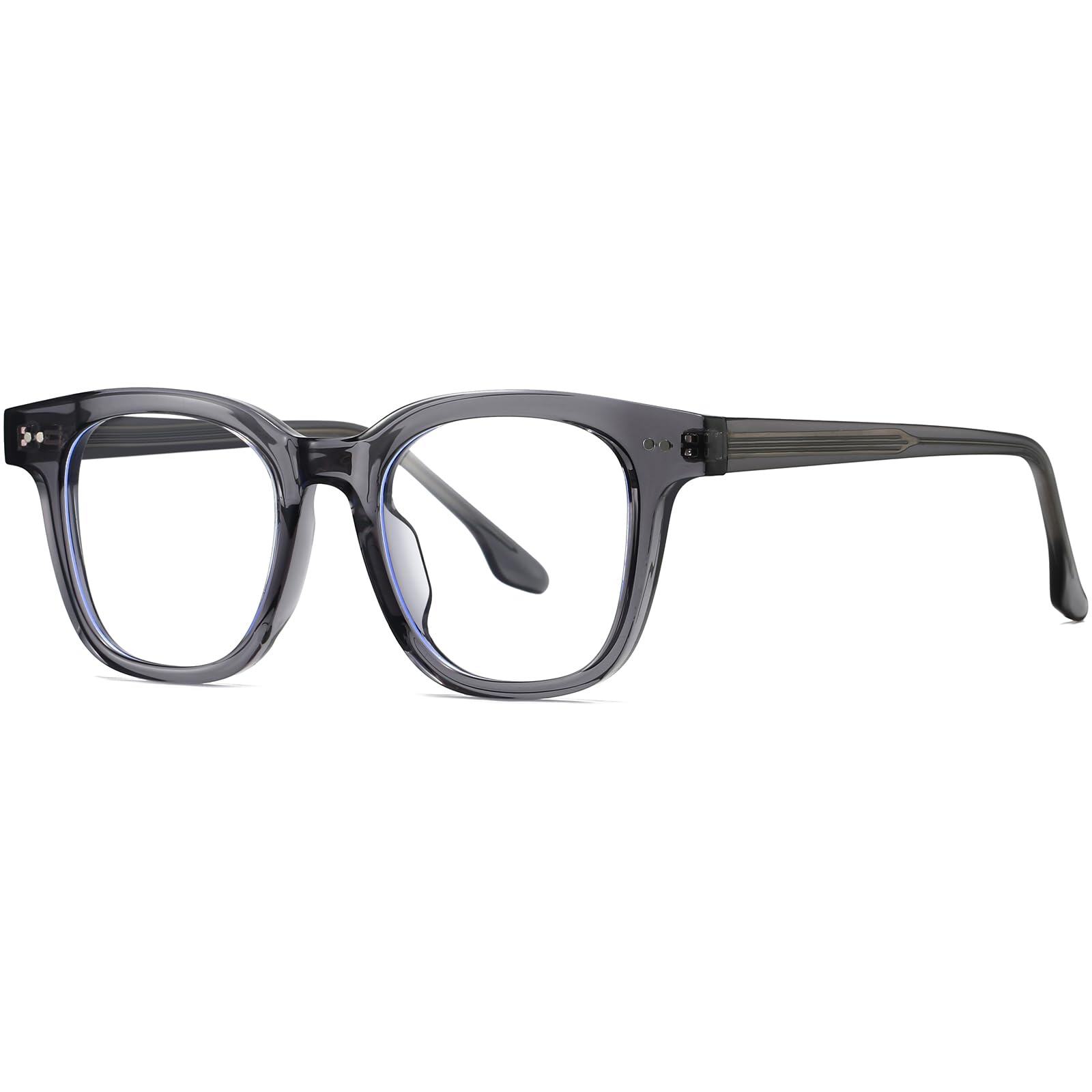 AIEYEZO Occhiali con blocco della luce blu con montatura quadrata TR90 per donne e uomini occhiali da vista alla moda