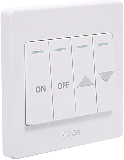 VILLFUL Garage Door Keypad Opener Garage Door Switch Garage Door Button Commercial Garage 4-Button Curtain Automatic Opener