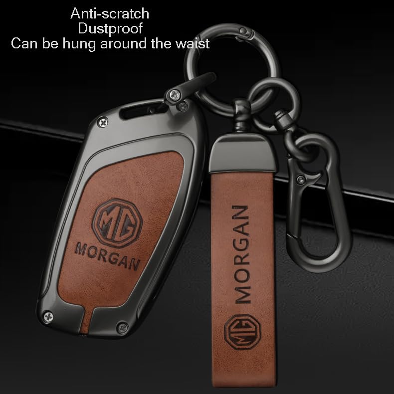 ISDORE Premium Leather Key Fob Case Compatible With MG4 EV, ZS, MG5 - View #14