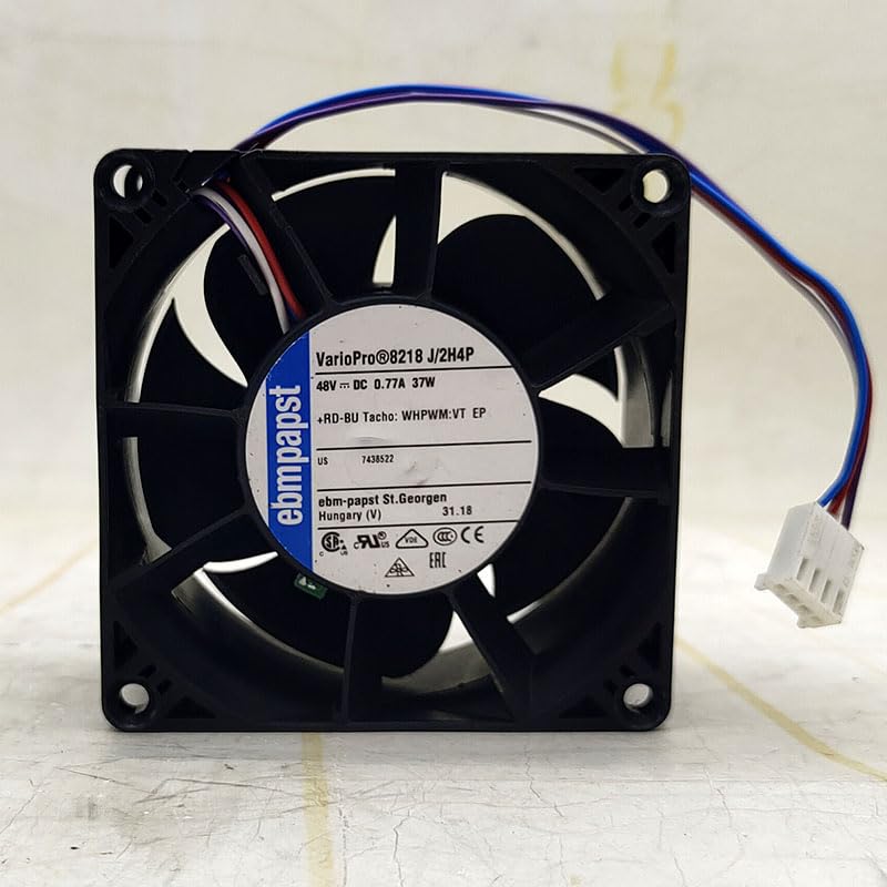 NZNYDNL EBM 8218J/2H4P 8038 48V 0.77A 37W 4line 4P Inverter Cooling Fan